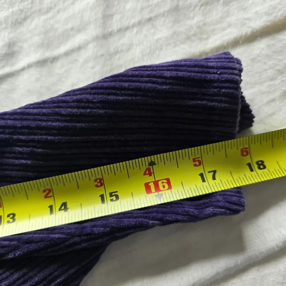 Vintage Oshkosh Bgosh Kids Purple Corduroy Overall Size 5 Made in Honduras